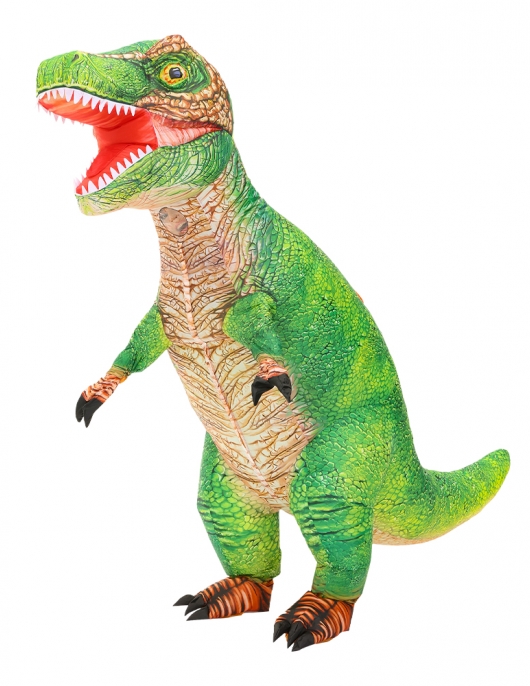 Print Dinosaur T-rex Inflatable blow up Costume