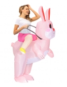 Adult Rabbit/Bunny Easter Inflatable blow up Costume