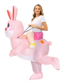 Adult Rabbit/Bunny Easter Inflatable blow up Costume