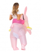 Adult Rabbit/Bunny Easter Inflatable blow up Costume