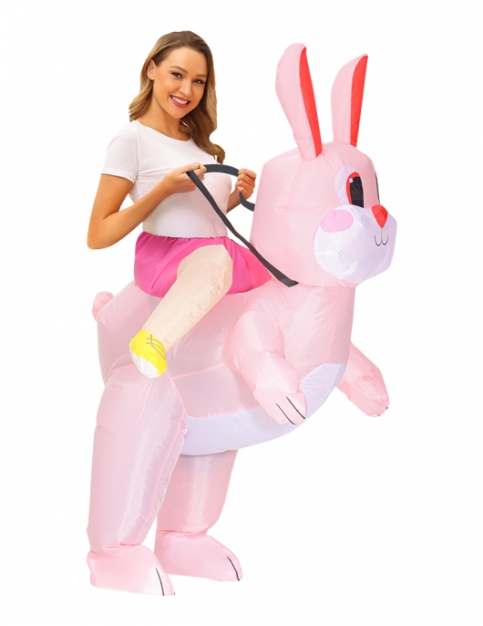 Adult Rabbit/Bunny Easter Inflatable blow up Costume